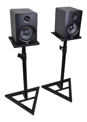 Studio Monitor Speaker Stands with Adjustable Height 730mm - 1080mm